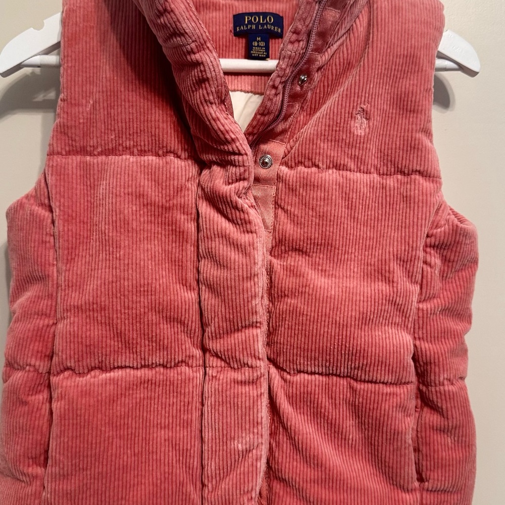 Polo by Ralph Lauren Coral Corduroy Kids Vest